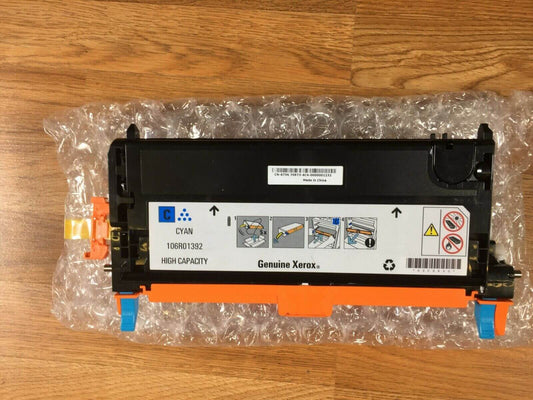 New No Box Xerox 6280 High Capacity Cyan Toner 106R01392 - FedEx 2Day Air!! - copier-clearance-center