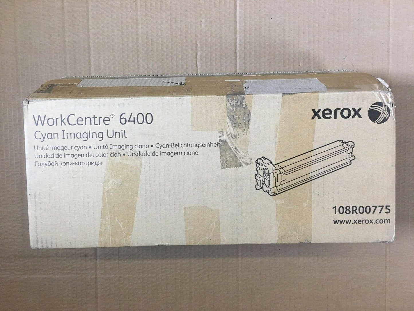 New Open Box Xerox WorkCentre 6400 Cyan Imaging Unit 108R00775 - Same Day Shipping - copier-clearance-center