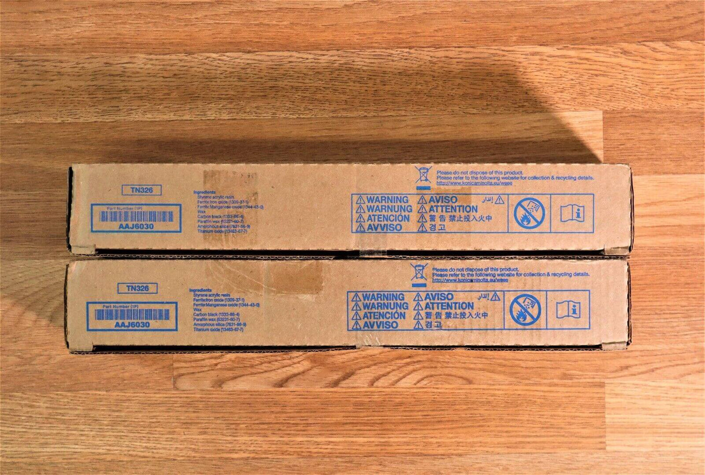 Genuine Lot Of 2 Konica Minolta TN326 Toner For BH 308e,368e Same Day Shipping!! - copier-clearance-center