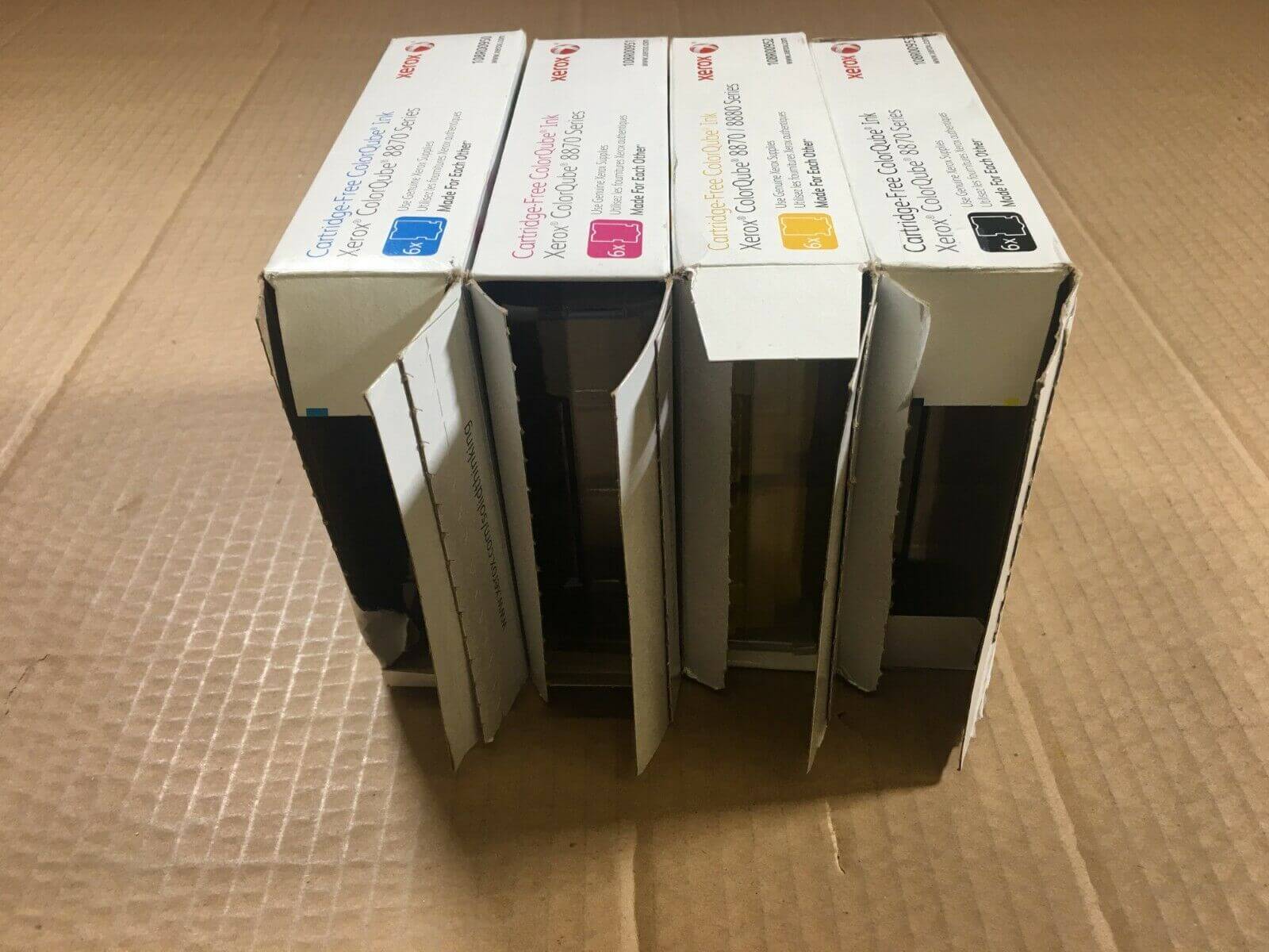 Open Box Xerox ColorQube 8870 R00950-53 CMYK Set - FedEx 2Day Air!! - copier-clearance-center