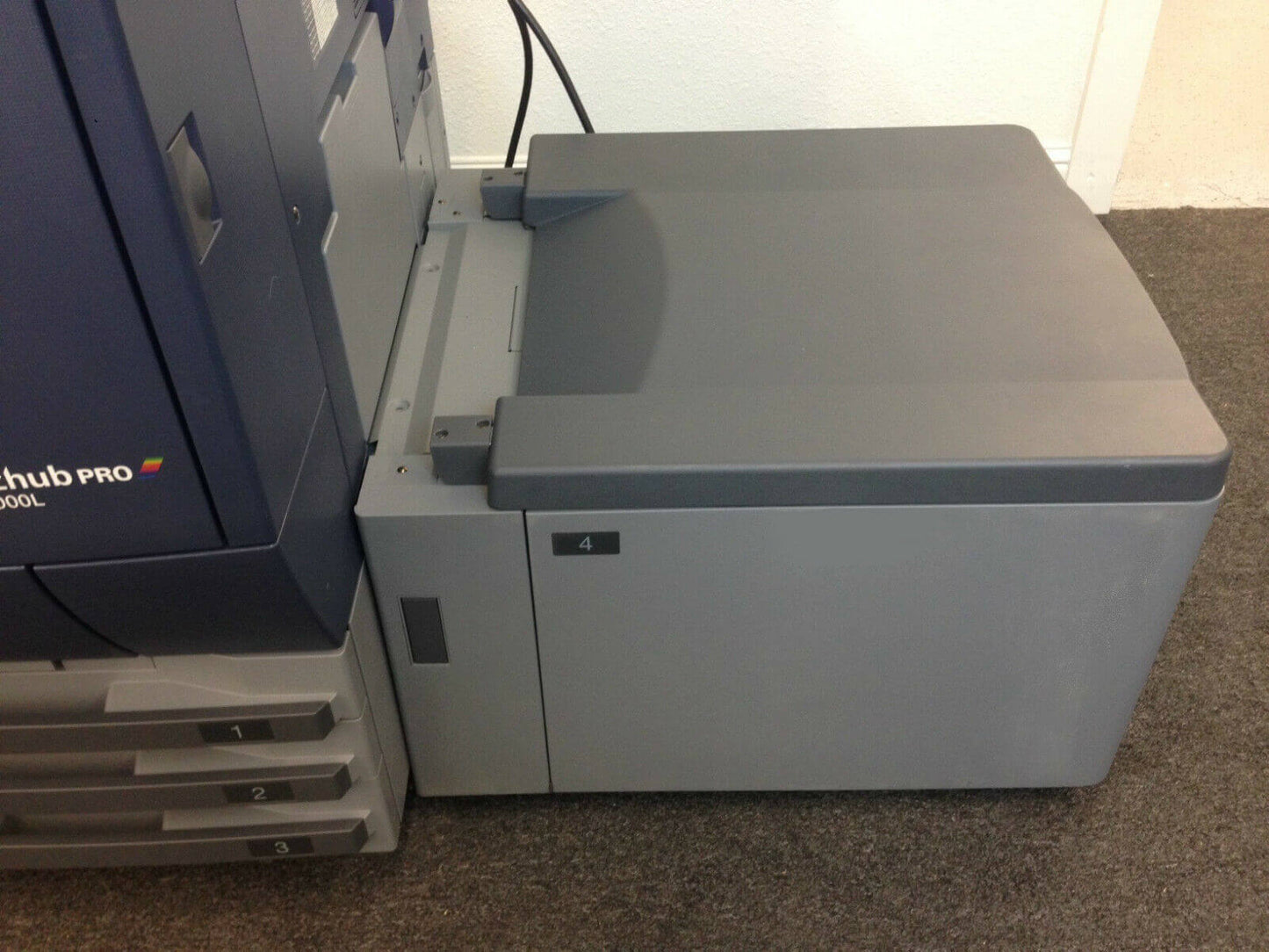 Konica Minolta Bizhub Pro C6000L Copier Printer Scanner Finisher LCT, only 122k - copier-clearance-center