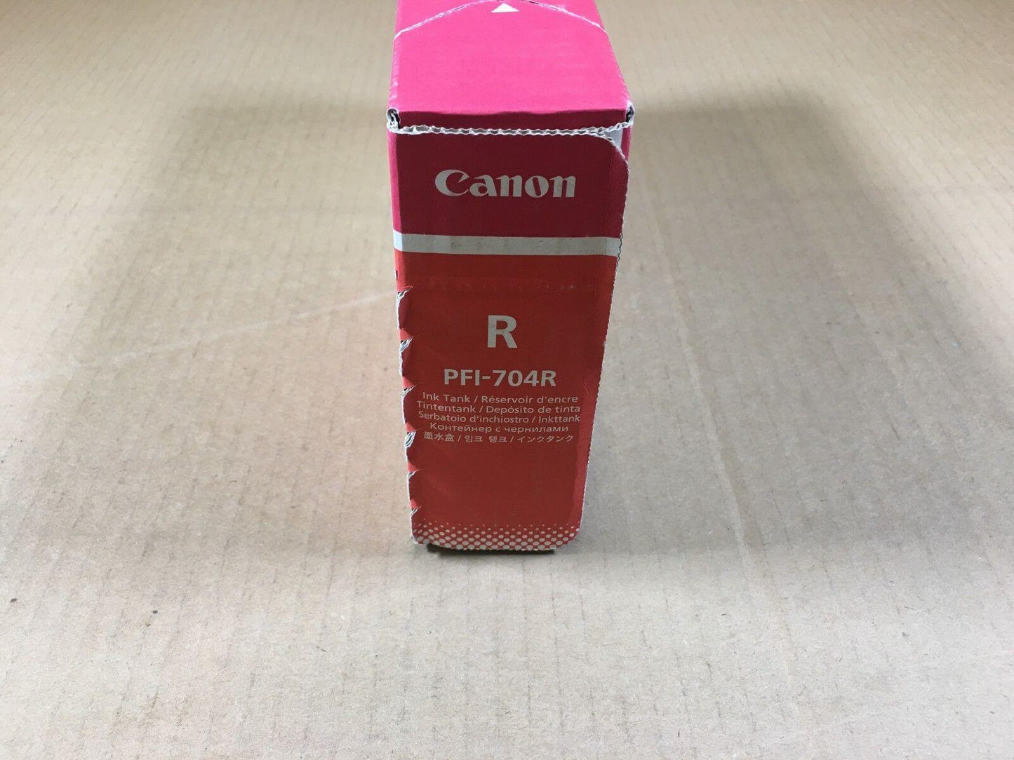 Canon PFI-704 Red ink cartridge imagePROGRAF iPF8300 iPF8310 Expired FedEx 2Day! - copier-clearance-center