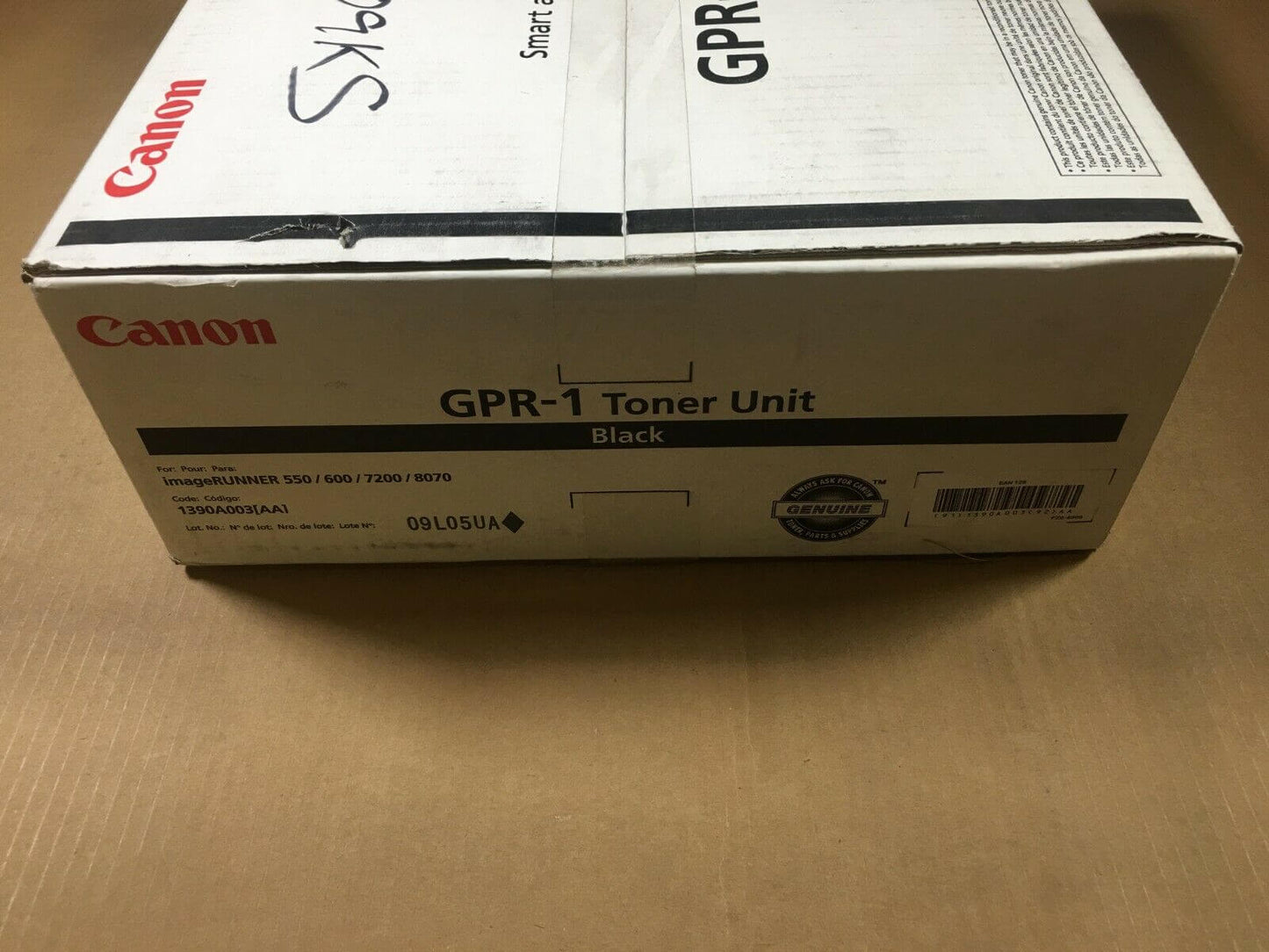 Genuine Canon GPR-1 Black Toner For iR 550 600 7200 8070 Same Day Shipping - copier-clearance-center