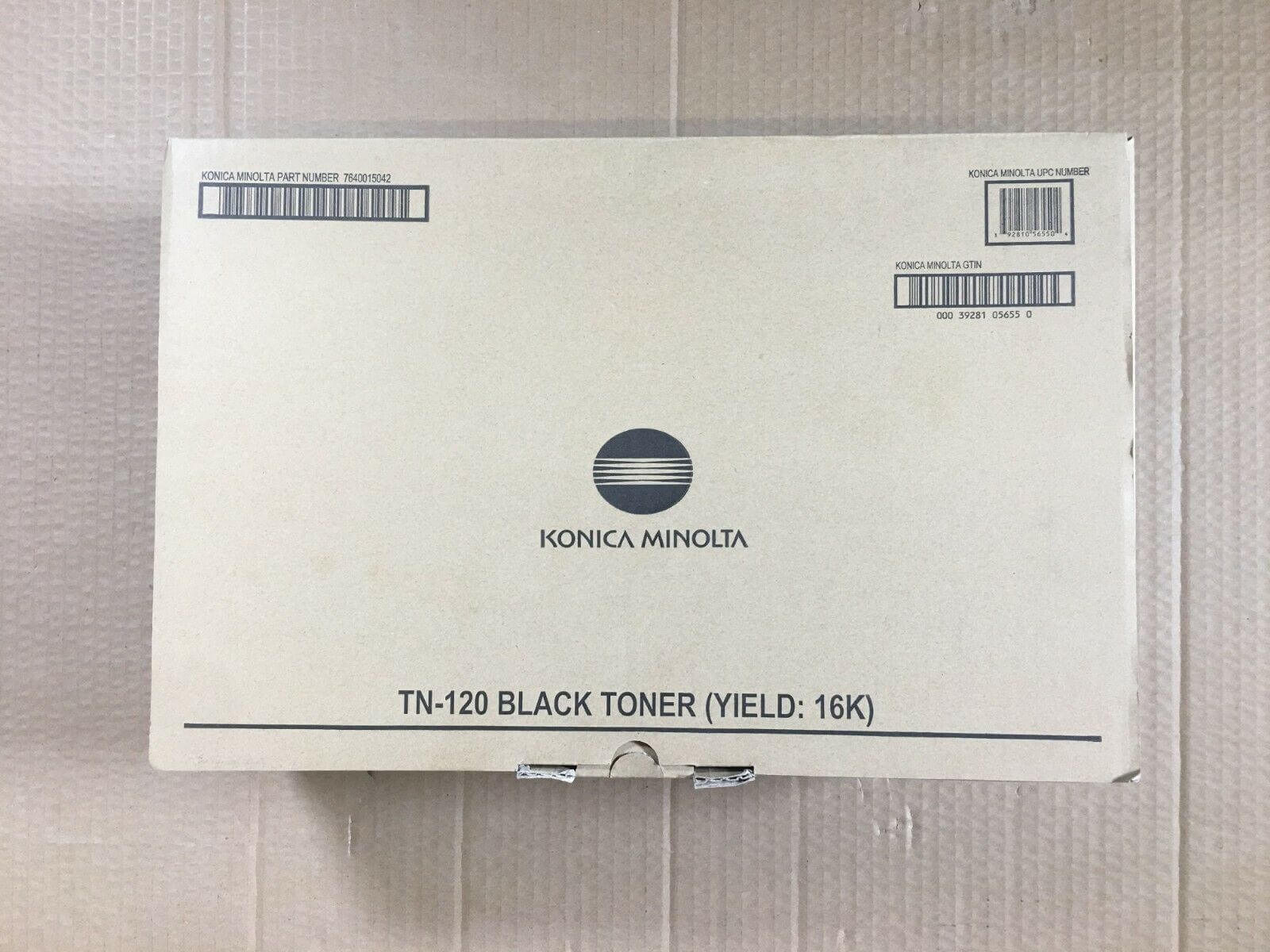 Genuine Konica TN-120 Black Toner bizhub 25 Yield 16K Same Day Shipping - copier-clearance-center
