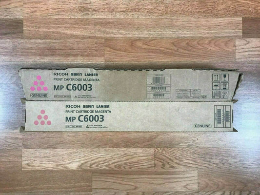 Lot Of 2 Ricoh MP C6003 Magenta EDP:841851 For MP C6003 Same Day Shipping!!! - copier-clearance-center