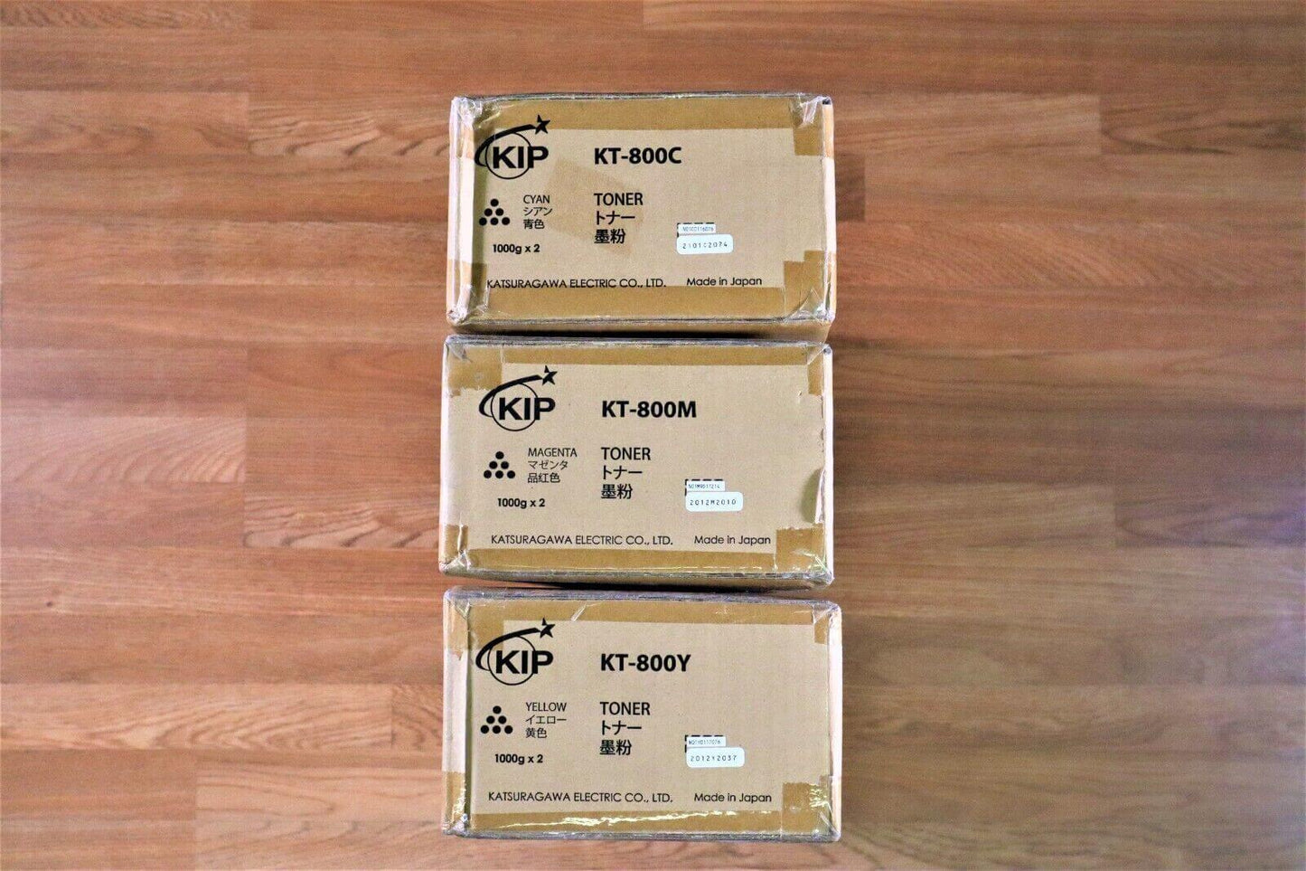 Genuine KIP KT-800 CMY Toner Z350970020N,30N,40N For 850, 860, 870, 880, 890 - copier-clearance-center