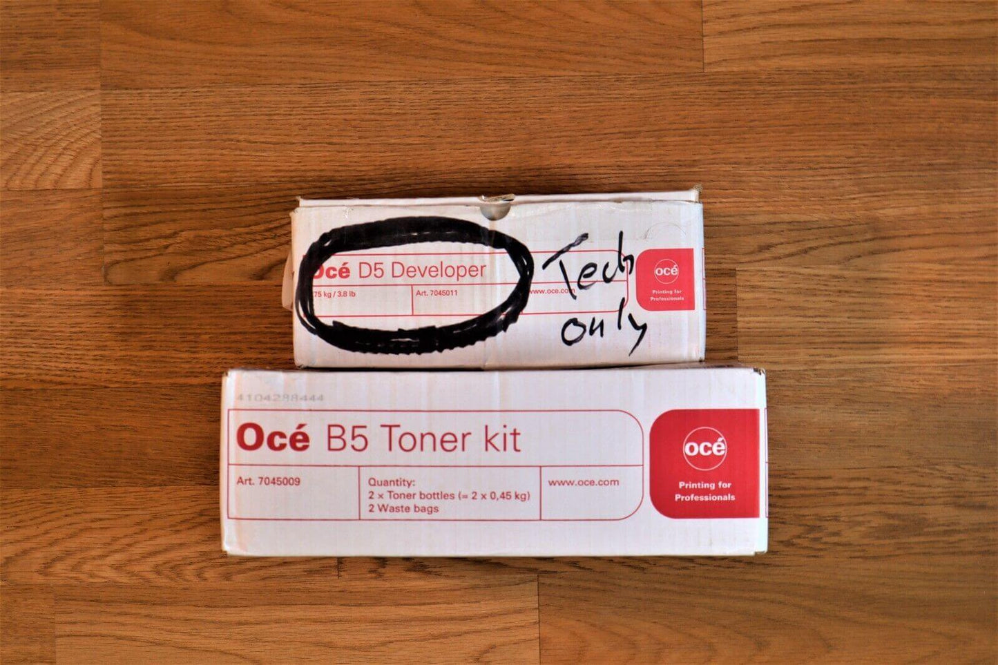 OCE B5 Toner & D5 Developer For 9600 TDS9600 TDS300 TDS320 TDS400 TDS450 TDS600 - copier-clearance-center