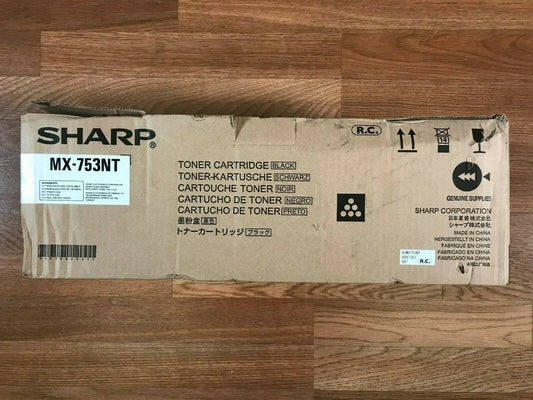 Sharp MX-753NT Black Toner For MX-M623N, MX-M623U, MX-M753N Same Day Shipping!! - copier-clearance-center