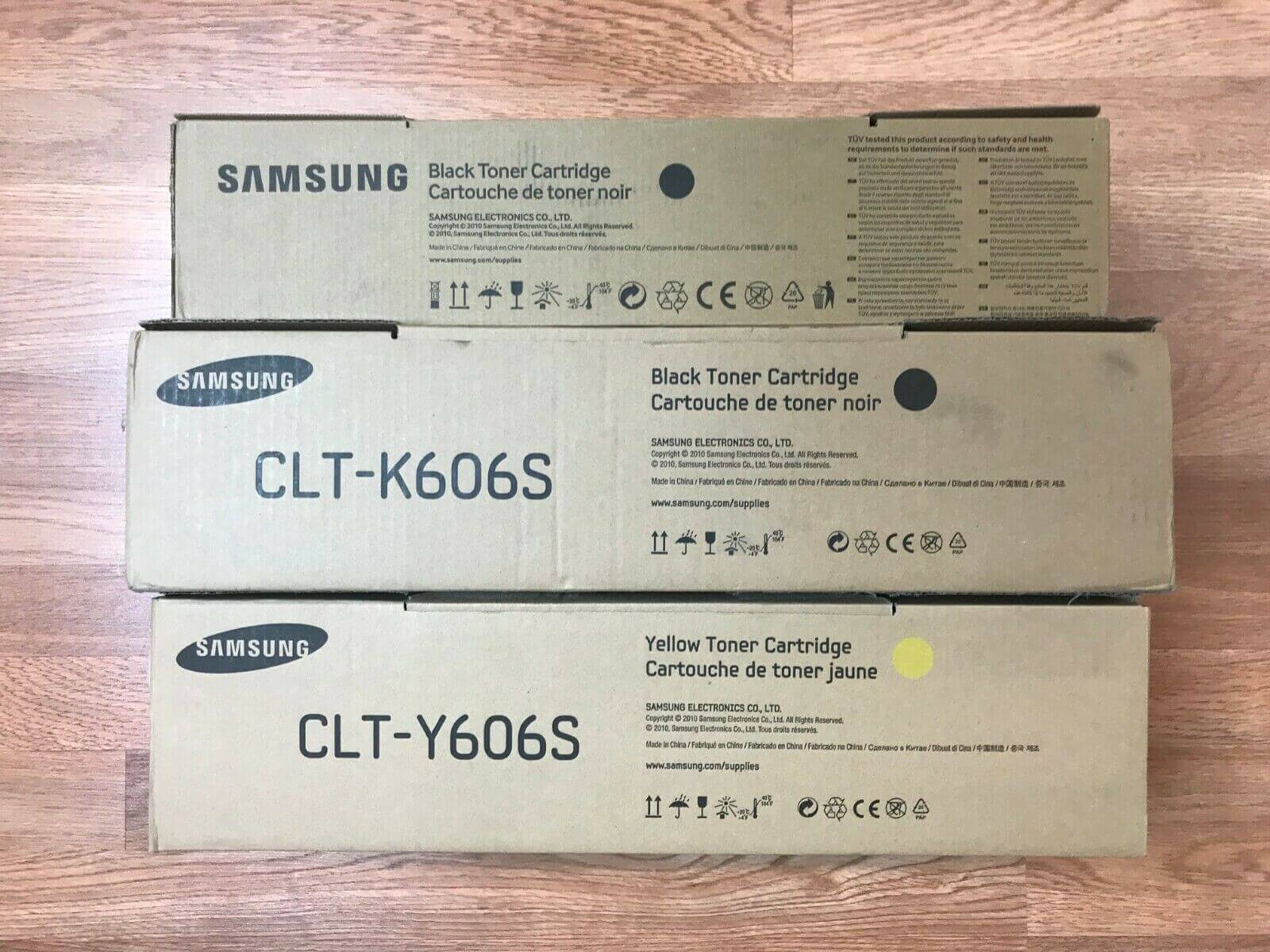 3 Genuine Samsung CLT-606S YKK Toner For CLX-9350ND/9352NA FedEx 2Day Air! - copier-clearance-center